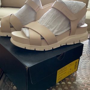 Cole Haan sandal. Sand color